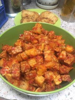 Foto resep Kentang & tempe sambel
