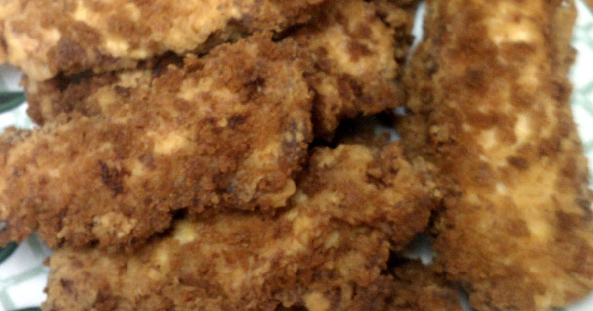 Pickle fried chicken strips Recipe by cook wanabe Cookpad