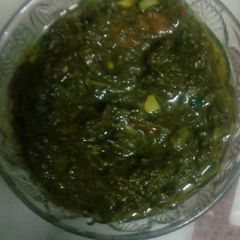 A picture of Sarso ka saag.