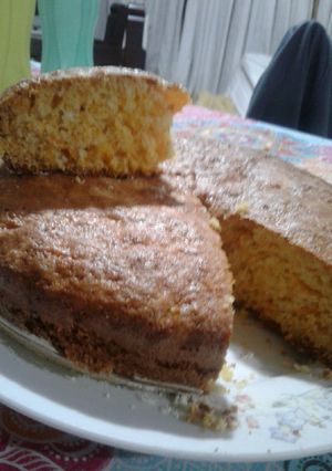 Una foto de Carrot cake o torta de zanahoria