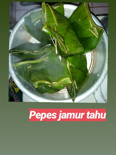 Foto resep Pepes jamur tahu