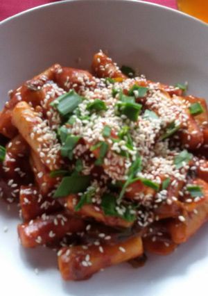 Foto resep Tteokbokki (spicy.. chewy.. awesome taste)