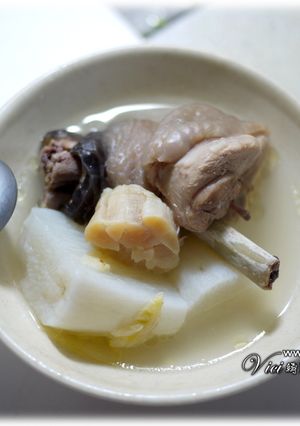 山藥干貝雞湯【vici的懶人廚房】 的食譜成品照片