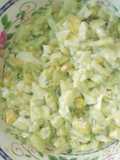 Ensalada de pepino y aguacate