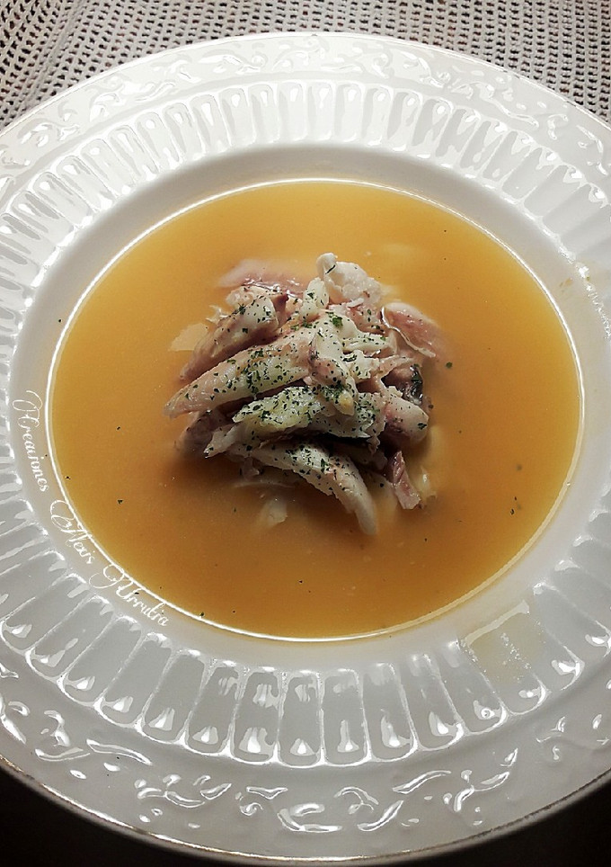 Una foto de Sopa de emblanco con mis toques personales
