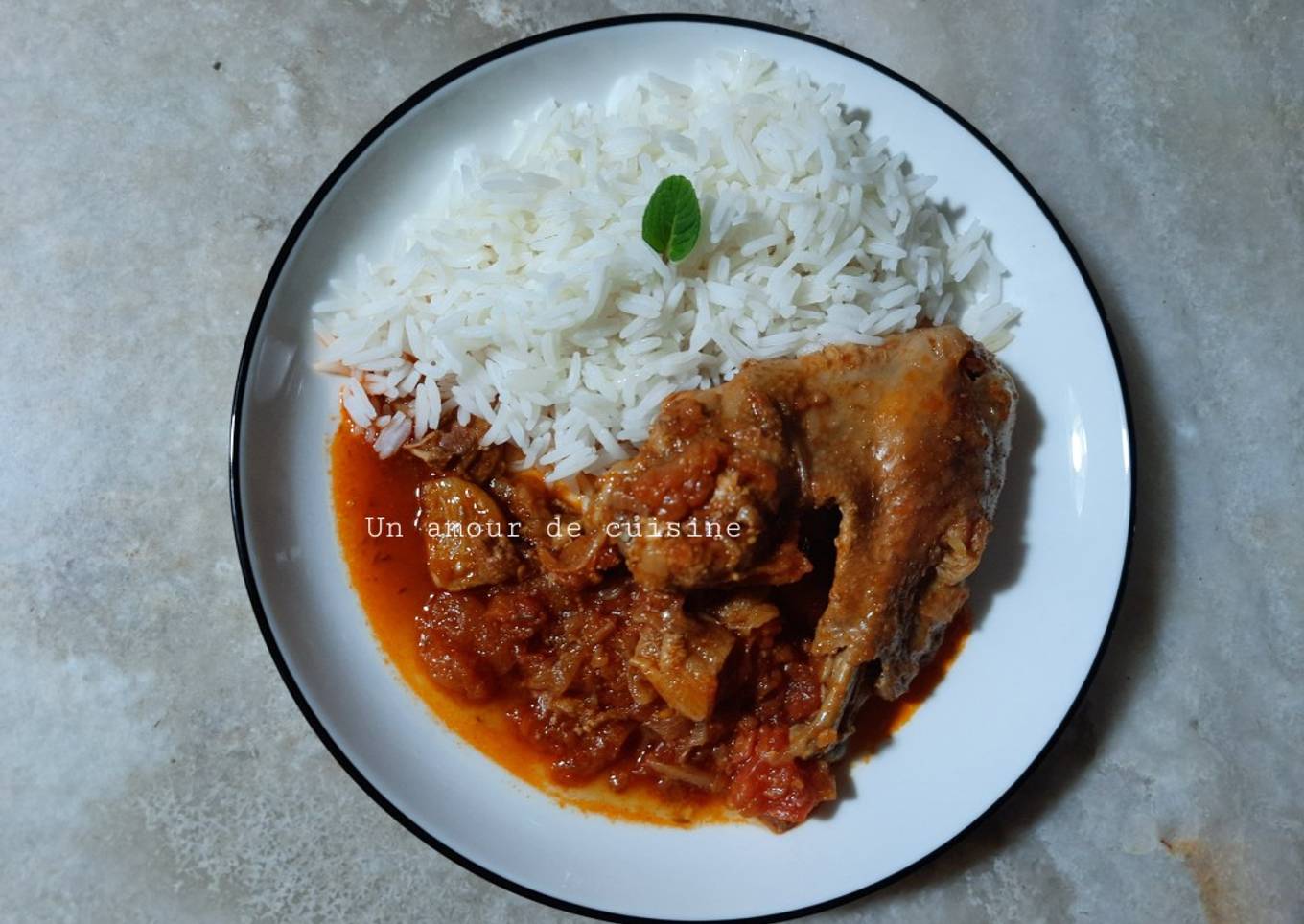 Ailerons de dinde Γ la tomate π
et riz au beurre ππ§