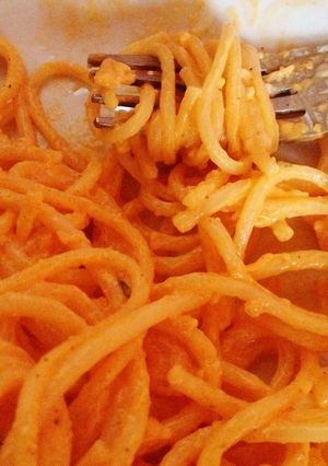 Foto resep Creamy Tomato Sauce Spaghetti