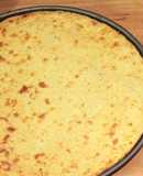 Base de pizza de talos de couve-flor