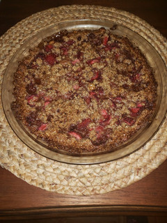 Una foto de Crumble de frutillas SIN Azúcar, SIN GLUTEN