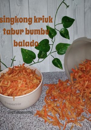 Foto resep *singkong kriuk tabur bumbu balado*