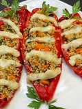 Stuffed peppers with a twist! No meat