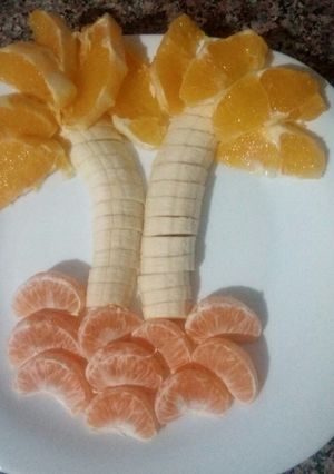 Une photo de Fruits d'automne en assiette
