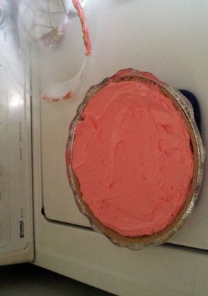 A picture of Kool-aid Pie.