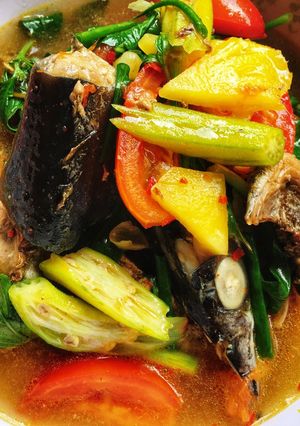 Hình của món Canh chua cá ngừ.