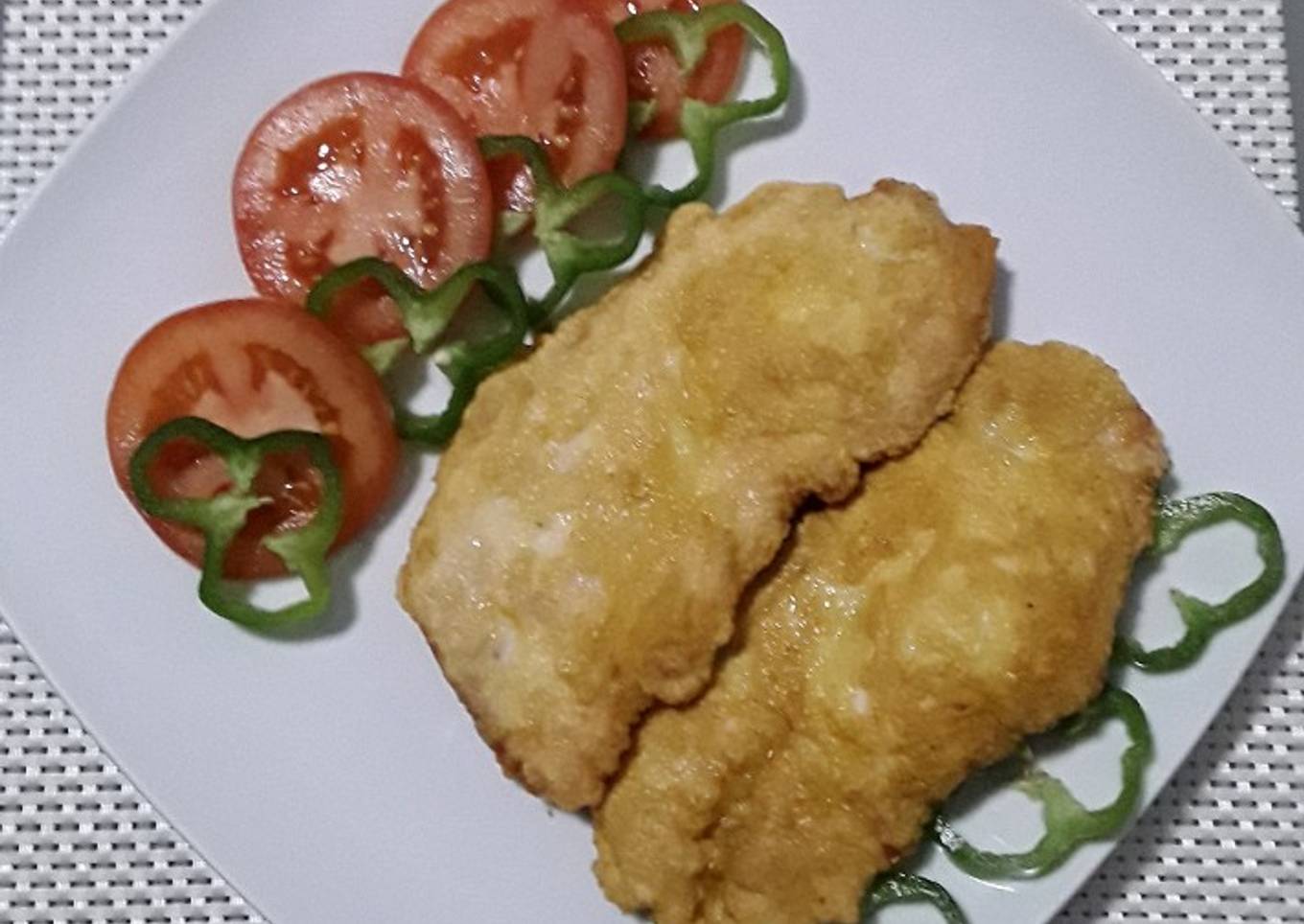 Pechugas de pollo rebozadas a mi estilo