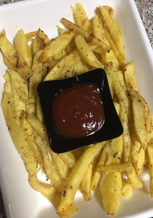 صورة لوصفة اصابع البطاطا المشويه 🍟😋