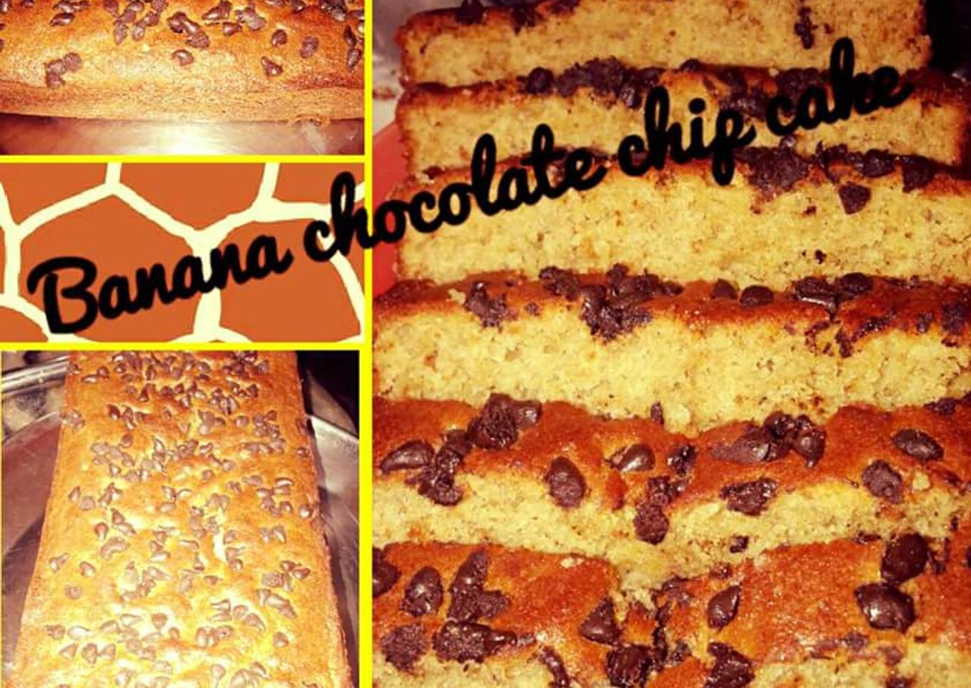 Banana chocolate chip cake
