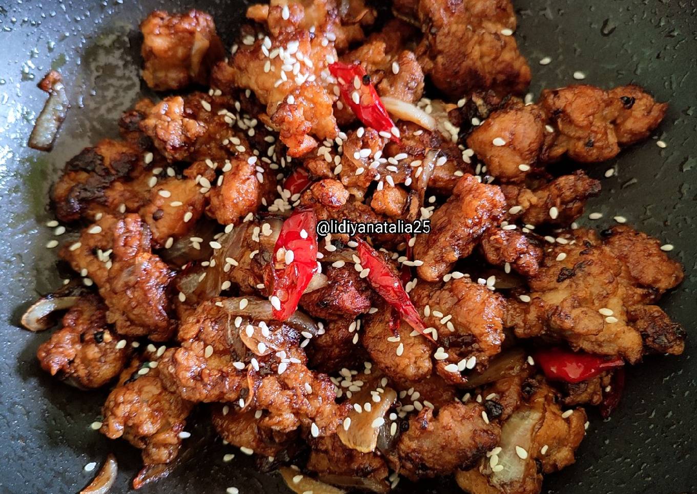 Ayam Pop Lada Hitam