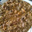 Tm5 - Guiso de habichuelas rojas, mix champis/setas en salsa de tomate con frutos secos (100% veg)