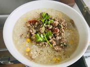 A picture of cháo hải sâm