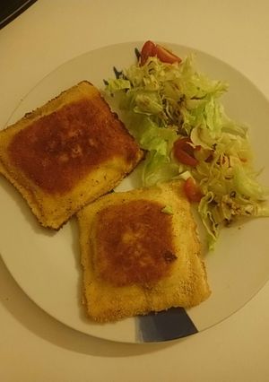 Une photo de Croustillant aux légumes et au cheddar