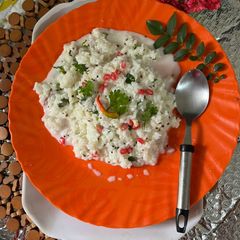 A picture of Pakhala Bhata.