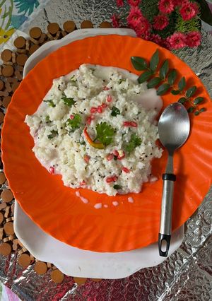 A picture of Pakhala Bhata.