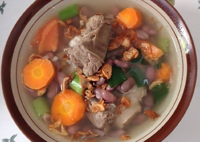 Sop Iga Sapi Kacang Merah