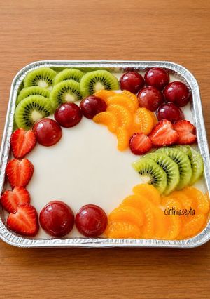 Foto resep Puding Susu Buah
