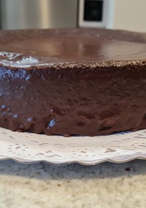 Foto principal de Bizcocho de chocolate blanco con cobertura de Milka