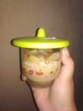 Overnight Oat with Dried Goji Berry and Apricot