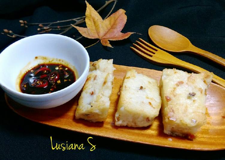 Resep Kue Lobak (蘿蔔糕= lobo gao) Anti Gagal