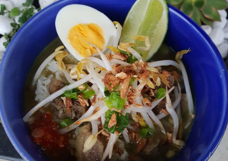 Bagaimana Membuat Soto daging bening, Enak