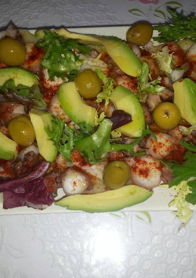Una foto de Ensalada fría de pulpo