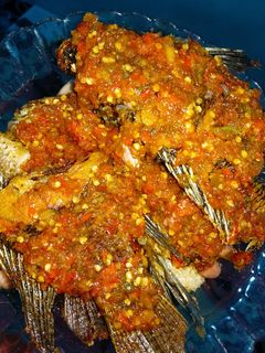 Foto resep Ikan mujair balado