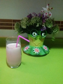 Una foto de Batido de sandía con thermomix