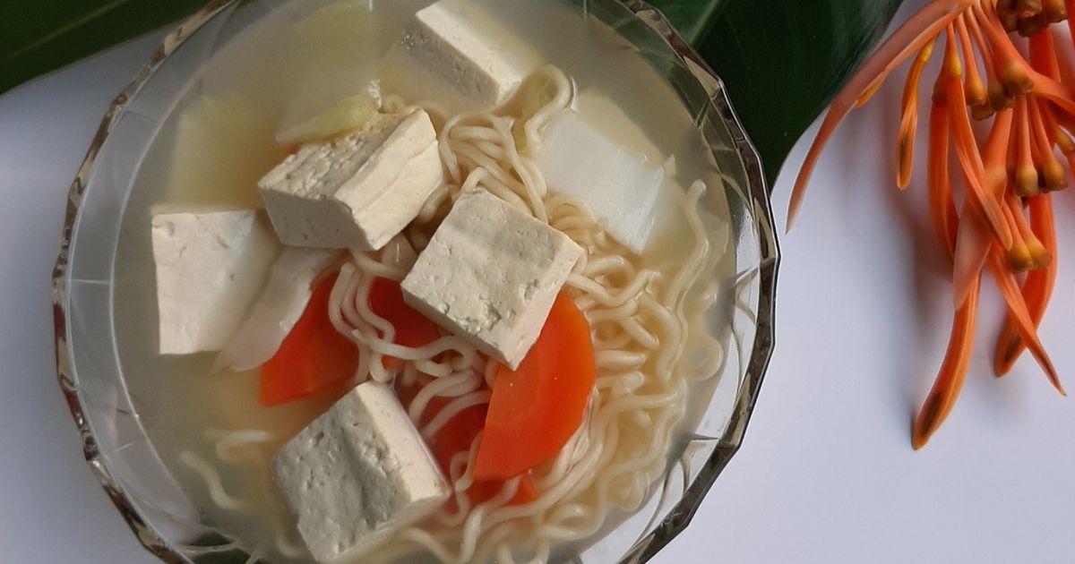 Mie Kuah Tahu (Vegan)