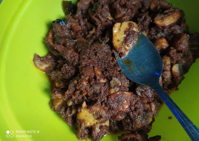 Rendang Jamur Kancing