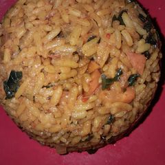 Offas jollof rice A picture of Offas jollof rice.