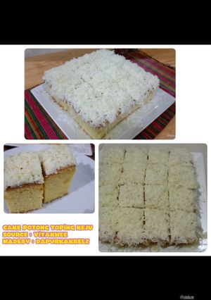 Foto resep Cake potong toping keju