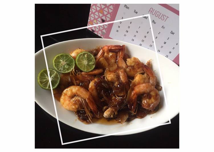 Resep Udang Saus Inggris yang Enak Banget