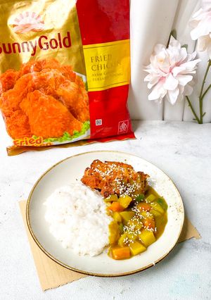 Foto resep Nasi Kari Fried Chicken