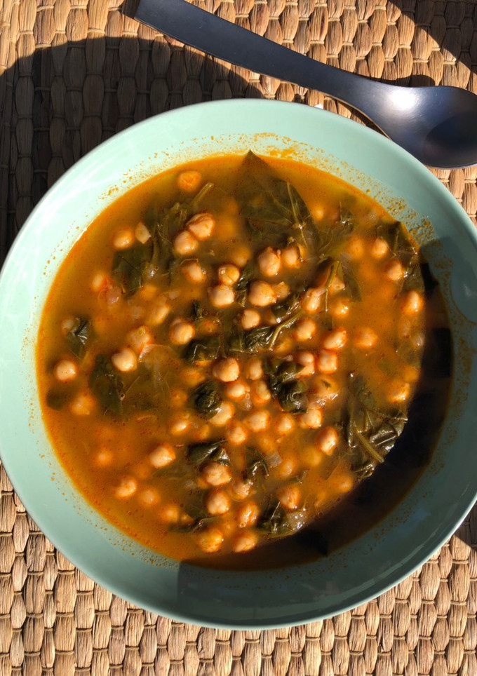 Una foto de Potaje de garbanzos