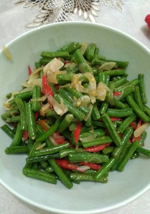 Foto resep Tumis kacang panjang