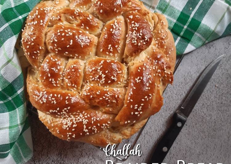 Langkah Mudah untuk Menyiapkan Challah Braided Bread, Lezat Sekali