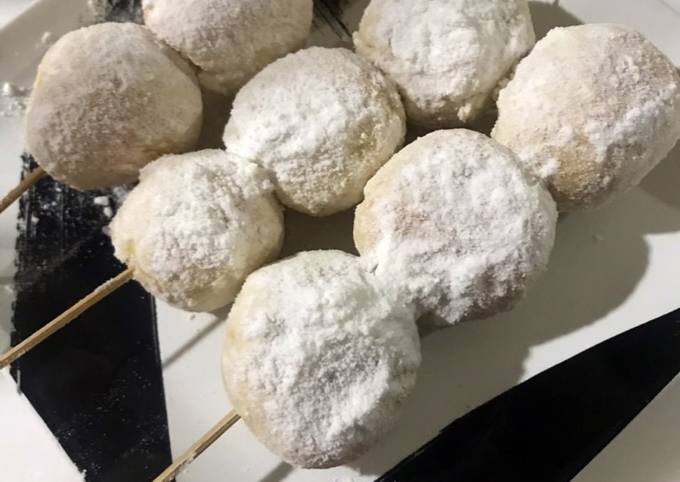 Resep Sate Donat (Mudah dan Cepat, proofing 1/2 jam aja) yang Lezat