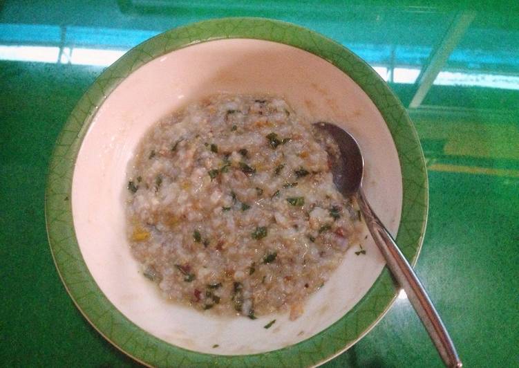  Resep  MPASi Bubur  daging  Giling   baby 10 month oleh ona 