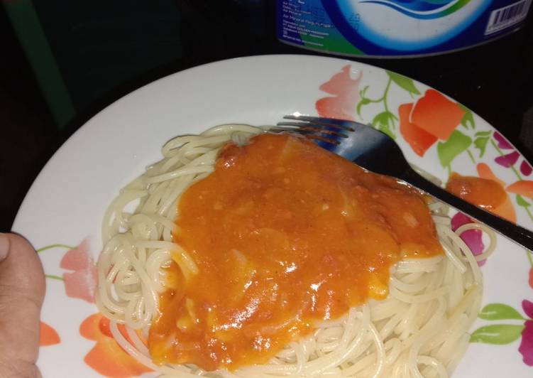 Cara Gampang Menyiapkan Spagetti Bolognesse (low budget), Enak