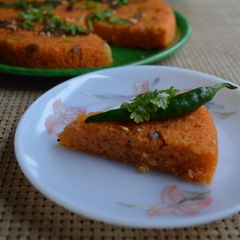 A picture of Tomato Dhokla.