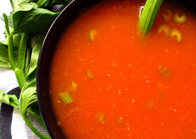 Recipe of Speedy Simple Healthy Tomato-Celery Soup